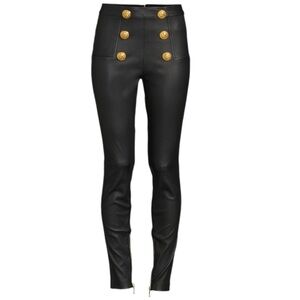 BALMAIN Iconic Leather Pants
